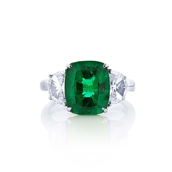 4.11 vivid Zambian cushion emerald and diamond ring.jpg