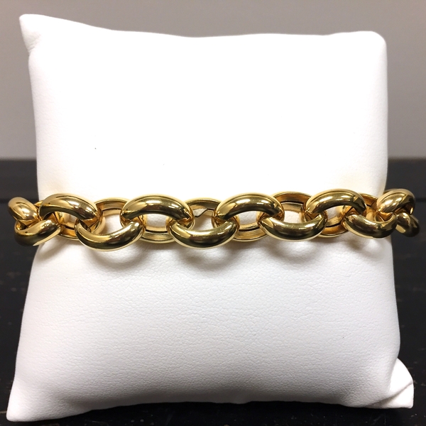 18k Italian yellow gold bracelet