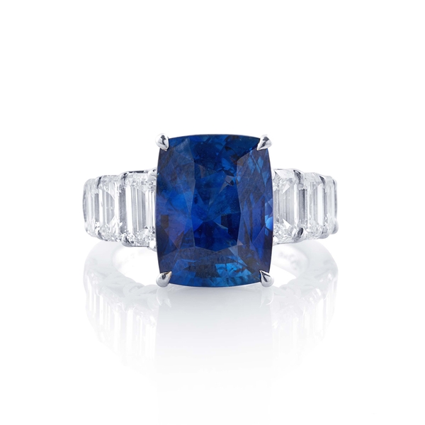 7.47 no-heat Burma blue sapphire cushion and diamond ring.jpg