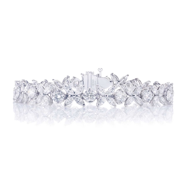 diamond bracelet featuring marquise and round diamonds in a stunning design.jpg