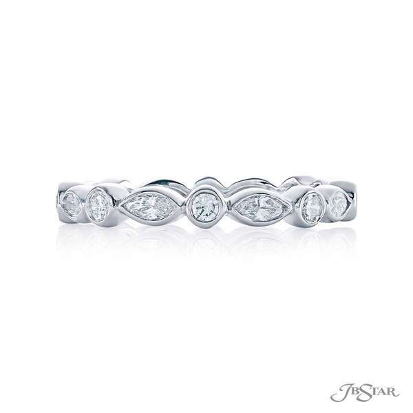 Diamond eternity band featuring marquise and round diamonds in our East to West design.5231-001-1