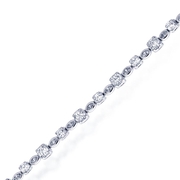 fancy yellow diamond bracelet with 9 radiant-cut fancy yellow diamonds in fancy yellow diamond pave and individually set in 18KY prong settings. Accompanied with 9 round diamonds.jpg