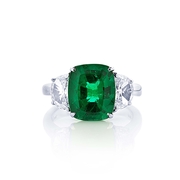 4.11 vivid Zambian cushion emerald and diamond ring.jpg