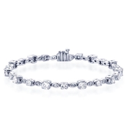 marquise and round diamond bracelet exquisitely handcrafted with 22 perfectly matched marquise and round diamonds.jpg