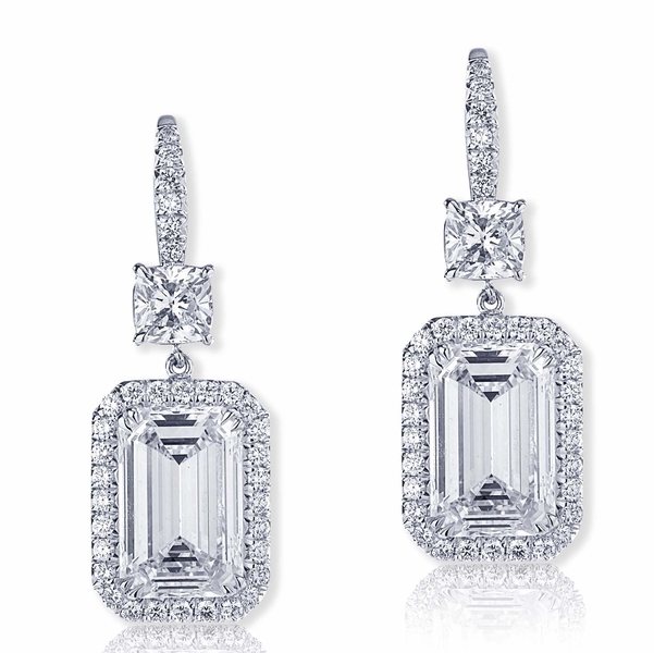10.63 ctw. GIA certified emerald cut diamond center with micro pave diamonds.jpg