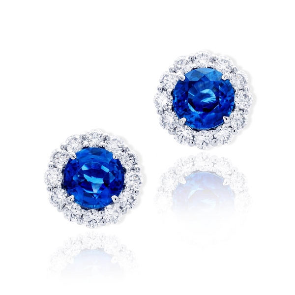 5.67 round sapphire halo diamond earrings.jpg
