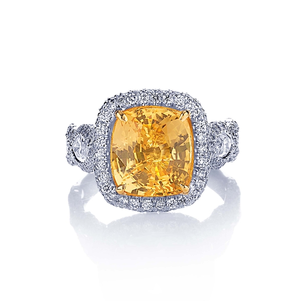 4.98 no-heat cushion yellow sapphire and diamond halo ring.jpg