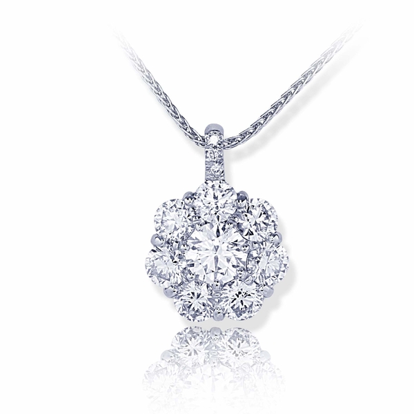 pendant featuring a 0.70 ct. GIA certified round diamond center encircled by round diamonds.jpg