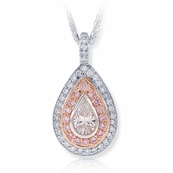 0.54 ct. certified pear shape diamond center surrounded by beautiful round pink and white diamonds.jpg