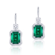 9.19 emerald cut emerald and micro pave diamond drop earrings.jpg