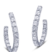 diamond hoop earrings featuring 28 square emerald-cut diamonds.jpg