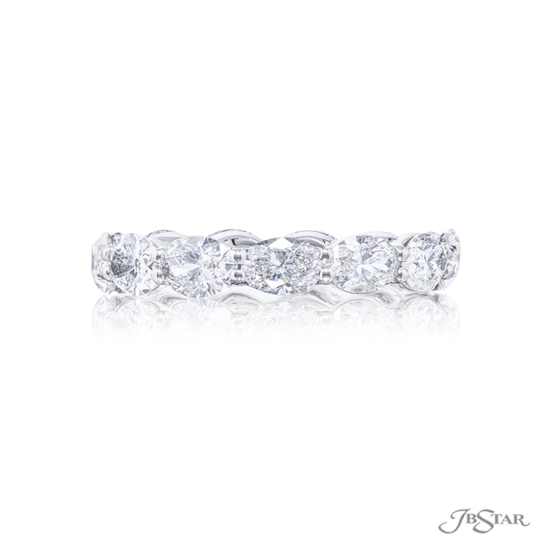 Diamond eternity band featuring 13 perfectly matched oval diamonds in a shared prong setting.5335-001