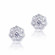 diamond stud earrings in a beautiful flower design.jpg